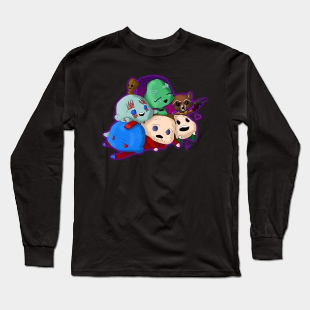 Guardians Of The Dog Pile Long Sleeve T-Shirt by SamSteinDesigns